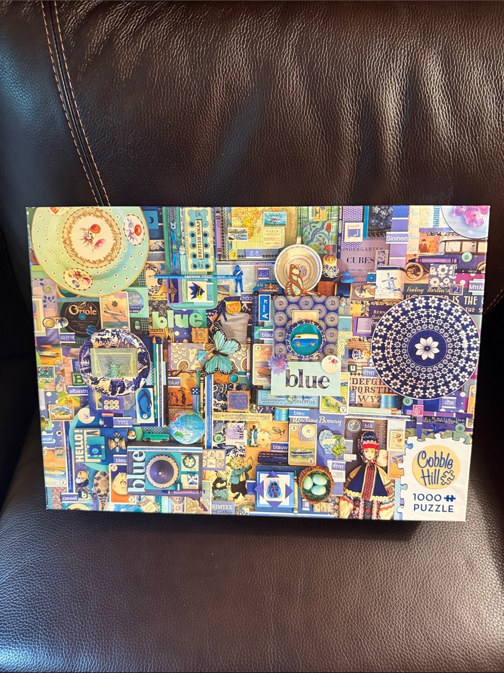 Cobble Hill Blue 1000 Piece Puzzle.